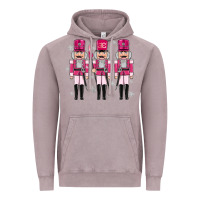 Pink Nutcrackers Vintage Hoodie | Teevron