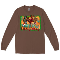 Chestnut merry christmas cactus Long Sleeve Tee - Jasminsmagicworld