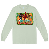 Matcha merry christmas cactus Long Sleeve Tee - Jasminsmagicworld