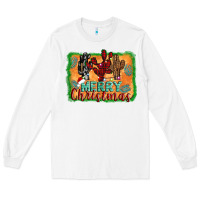 White merry christmas cactus Long Sleeve Tee - Jasminsmagicworld