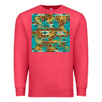 Cardinal western aztec leopard glitter seamless pattern Premium Sweatshirt - FaDigitalArtStudio