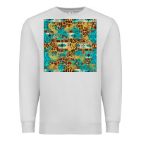 Dove Grey western aztec leopard glitter seamless pattern Premium Sweatshirt - FaDigitalArtStudio