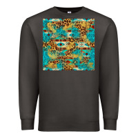 Smoke western aztec leopard glitter seamless pattern Premium Sweatshirt - FaDigitalArtStudio