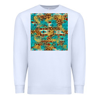 White western aztec leopard glitter seamless pattern Premium Sweatshirt - FaDigitalArtStudio