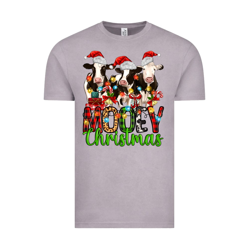 Christmas Three Cows Mooey Christmas Vintage Tee by MaliasSmallBusiness | Teevron