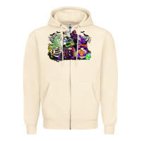 Sandshell halloween gnome Zipper Hoodie - CowGirlArtShop