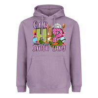 Lavender Easter Day One hip Lunch Lady Heavyweight Hoodie - OliviaCreatesArt