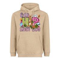 Mushroom Easter Day One hip Lunch Lady Heavyweight Hoodie - OliviaCreatesArt