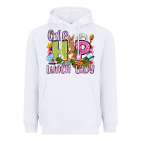 White Easter Day One hip Lunch Lady Heavyweight Hoodie - OliviaCreatesArt
