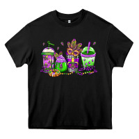 Black mardi gras coffee Heavy Core Tee - Jasminsmagicworld