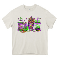 Cream mardi gras coffee Heavy Core Tee - Jasminsmagicworld