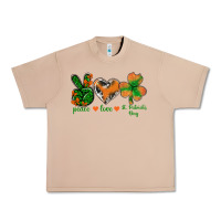 Burro Peace Love St.Patrick's Day Urban Heavy Tee - BundleAndBundleShop