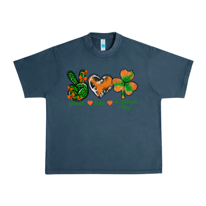 Peace Love St.patrick's Day Urban Heavy Tee by BundleAndBundleShop | Teevron
