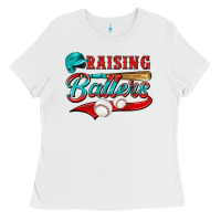 White raising ballers Ladies Tee - NancyCooperArtShop