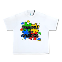 White grandma of a warrior Urban Heavy Tee - JahusDesignShop