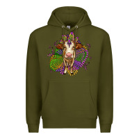 Army Green simmental mardi gras Premium Hoodie - OliviaCreatesArt