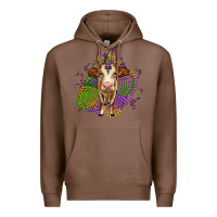 Chestnut simmental mardi gras Premium Hoodie - OliviaCreatesArt