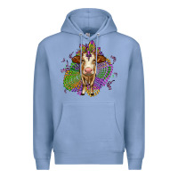 Colony Blue simmental mardi gras Premium Hoodie - OliviaCreatesArt