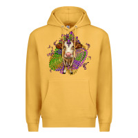 Mustard simmental mardi gras Premium Hoodie - OliviaCreatesArt