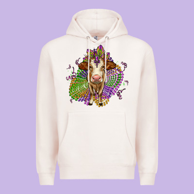 Simmental Mardi Gras Premium Hoodie Designed By Oliviacreatesart