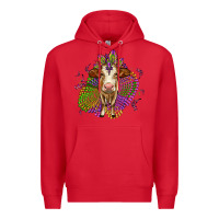 Red simmental mardi gras Premium Hoodie - OliviaCreatesArt