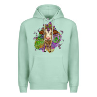 Seafoam simmental mardi gras Premium Hoodie - OliviaCreatesArt