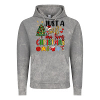 Cloud Rock just a girl who loves christmas Vintage Hoodie - MaliasSmallBusiness
