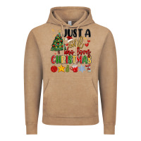 Vintage Coffee just a girl who loves christmas Vintage Hoodie - MaliasSmallBusiness