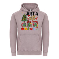 Vintage Zinc just a girl who loves christmas Vintage Hoodie - MaliasSmallBusiness