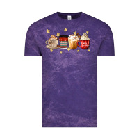 Cloud Purple christmas coffee Vintage Tee - MaliasSmallBusiness