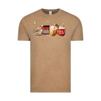 Vintage Coffee christmas coffee Vintage Tee - MaliasSmallBusiness