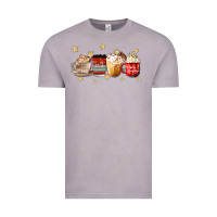 Vintage Zinc christmas coffee Vintage Tee - MaliasSmallBusiness