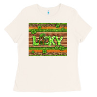 Bone st Patricks lucky gnome Ladies Tee - Jasminsmagicworld