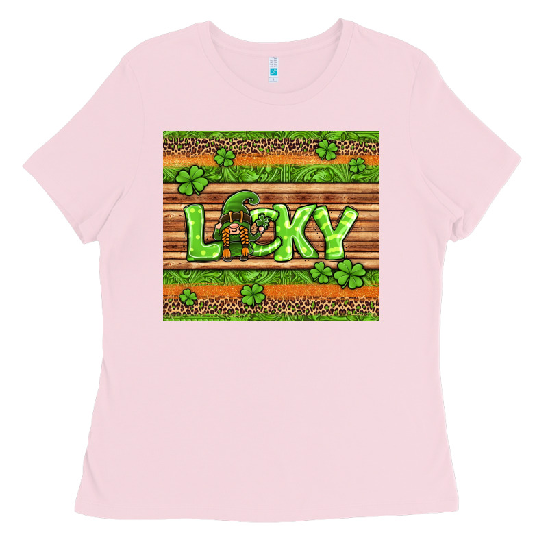 St Patricks Lucky Gnome Ladies Tee by Jasminsmagicworld | Teevron