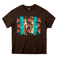 Chocolate Brown ladybug brushstrokes  2 Heavy Core Tee - BarkalooDesign
