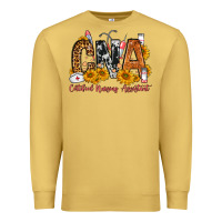 Antique Gold Cna Certified Nursing Assistant Premium Sweatshirt - FaDigitalArtStudio