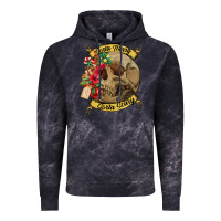 Cloud Black Sorta merry sorta scary skull Vintage Hoodie - NancyCooperArtShop