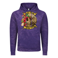 Cloud Purple Sorta merry sorta scary skull Vintage Hoodie - NancyCooperArtShop