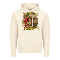 Vintage Artic Sorta merry sorta scary skull Vintage Hoodie - NancyCooperArtShop