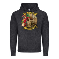 Vintage Black Sorta merry sorta scary skull Vintage Hoodie - NancyCooperArtShop