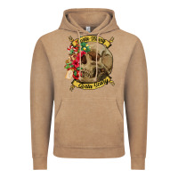 Vintage Coffee Sorta merry sorta scary skull Vintage Hoodie - NancyCooperArtShop