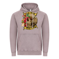 Vintage Zinc Sorta merry sorta scary skull Vintage Hoodie - NancyCooperArtShop