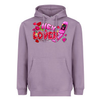 Lavender Hey lover flip phone Valentine's Day Heavyweight Hoodie - FaDigitalArtStudio