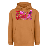 Meerkat Hey lover flip phone Valentine's Day Heavyweight Hoodie - FaDigitalArtStudio