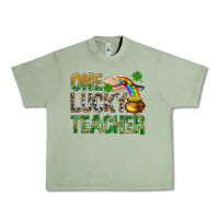 One Lucky Teacher St. Patricks Urban Heavy Tee | Teevron
