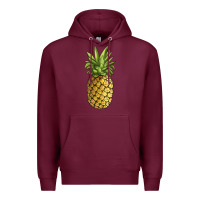 Burgundy pineapple Premium Hoodie - JahusDesignShop