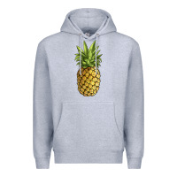 Heather Grey pineapple Premium Hoodie - JahusDesignShop