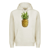 Oatmeal Heather pineapple Premium Hoodie - JahusDesignShop