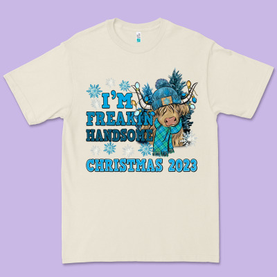 Im Freakin Freezin Christmas 2023 Premium Tee Designed By Nancycooperartshop