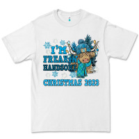 White im freakin freezin christmas 2023 Premium Tee - NancyCooperArtShop